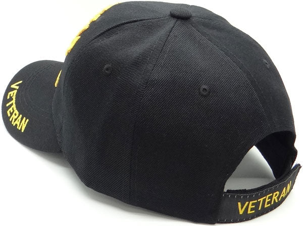 US Army Gulf War Veteran Black Baseball Cap