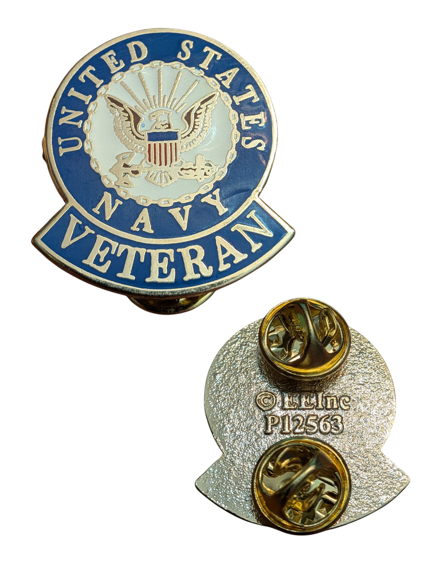 EagleEmblems P12563 PIN US Navy Logo Veteran (1-1/8")