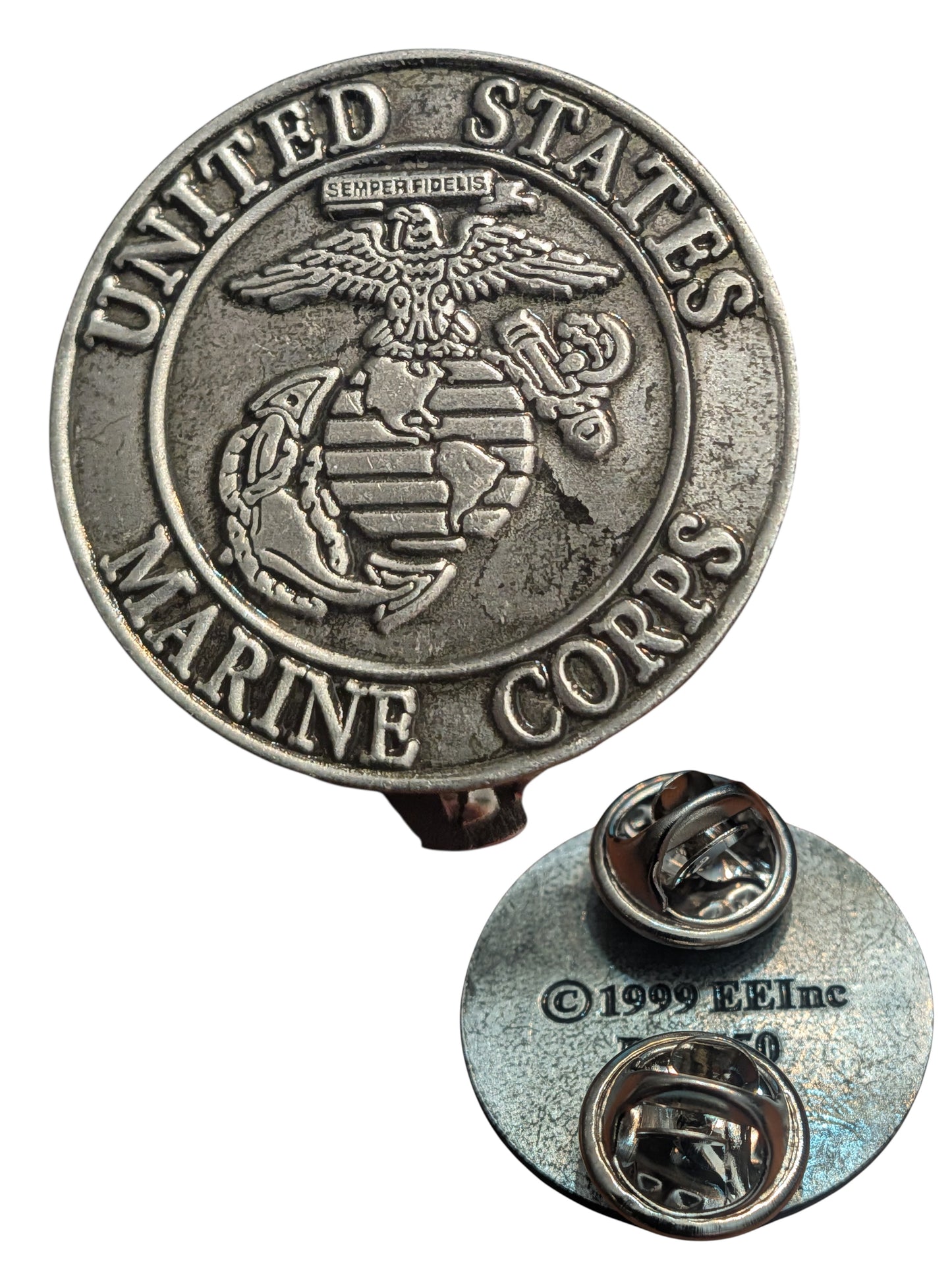 EagleEmblems P62550 PIN US Marine Corps Logo PWT (1")