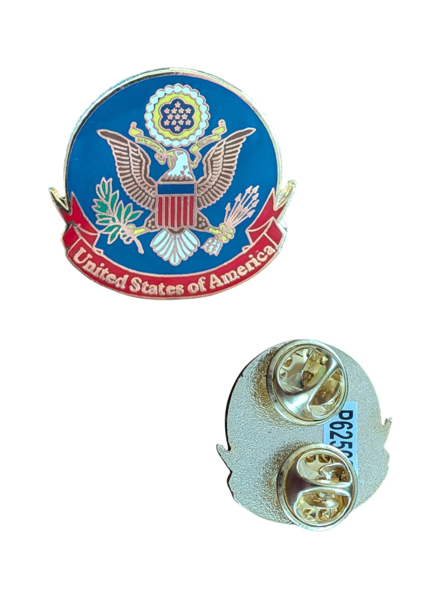 EagleEmblems P62562 PIN USA Seal Eagle (1")