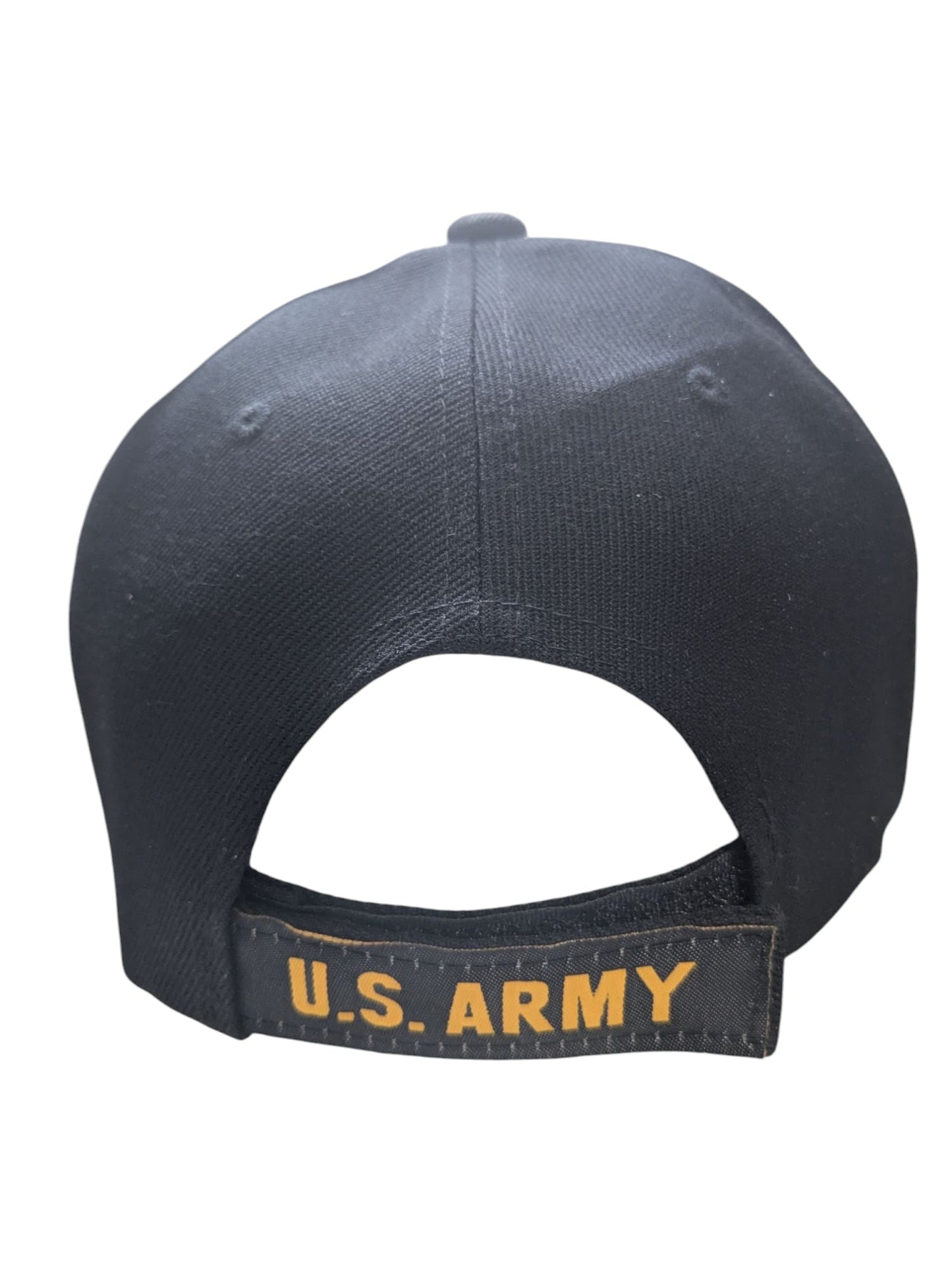 US Military Army Gold Star Shadow Style Black Baseball Cap