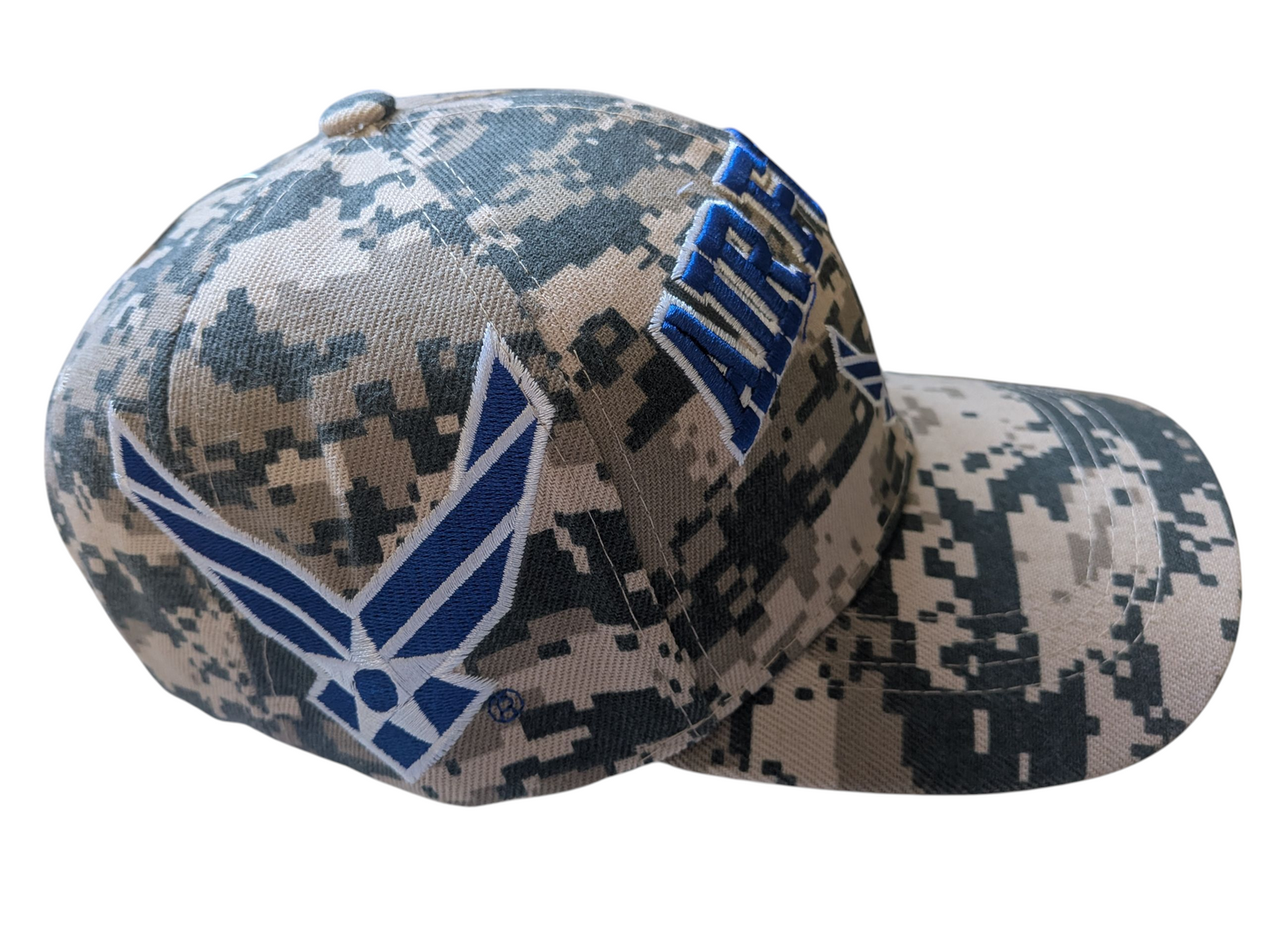 US Air Force Digital Pride Motto Camouflage Baseball Cap