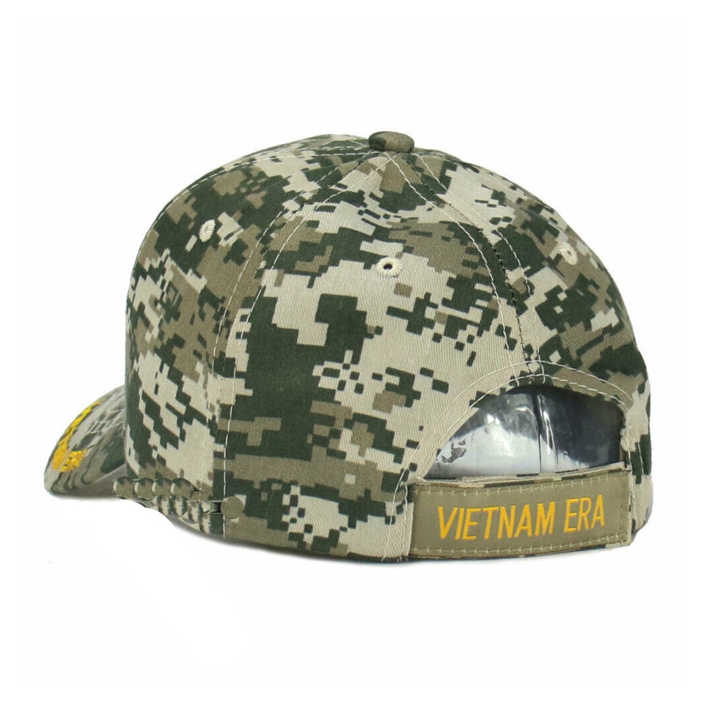 US Military Vietnam Era Digital Camouflage Adjustable Baseball Hat Cap