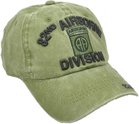 US 82nd Airborne Division Pigment Washed Baseball Cap