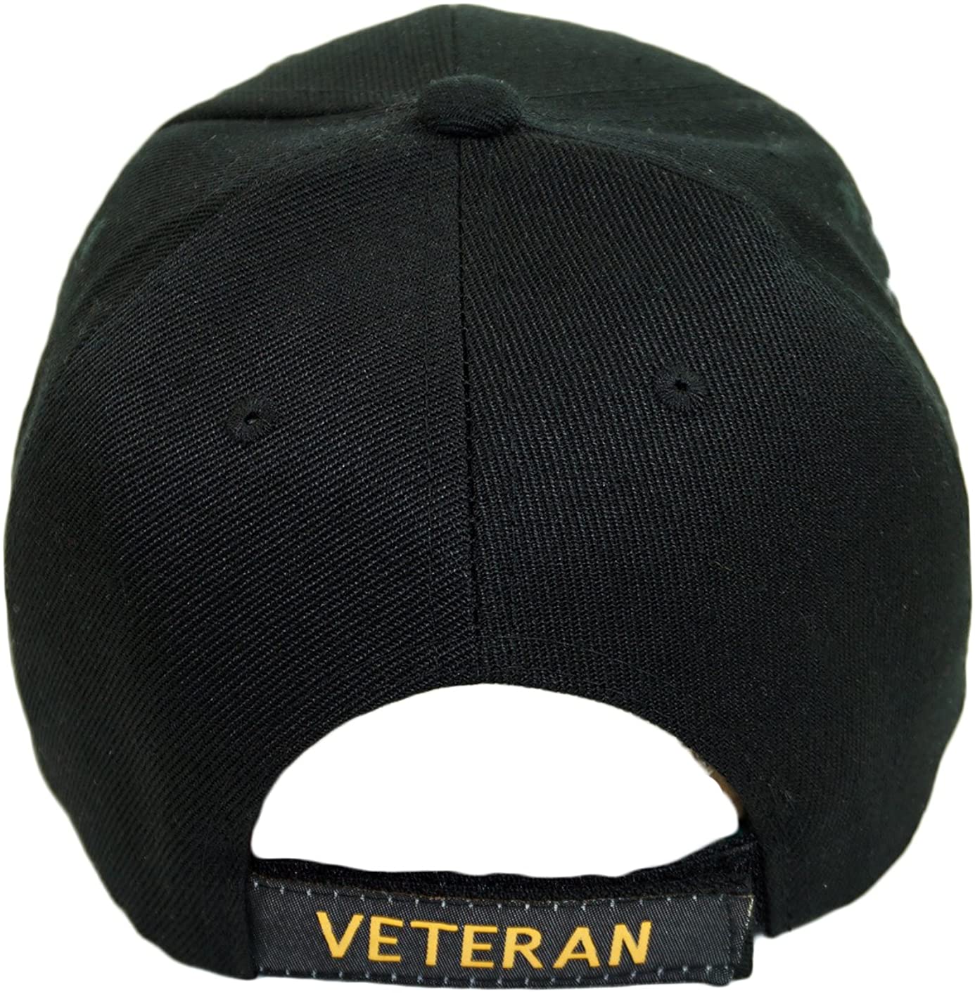 US Military Iraq-Afghanistan Veteran Black Adjustable Baseball Hat Cap