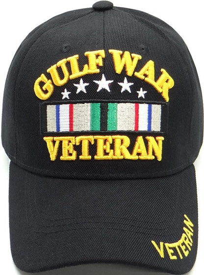 US Army Gulf War Veteran Black Baseball Cap