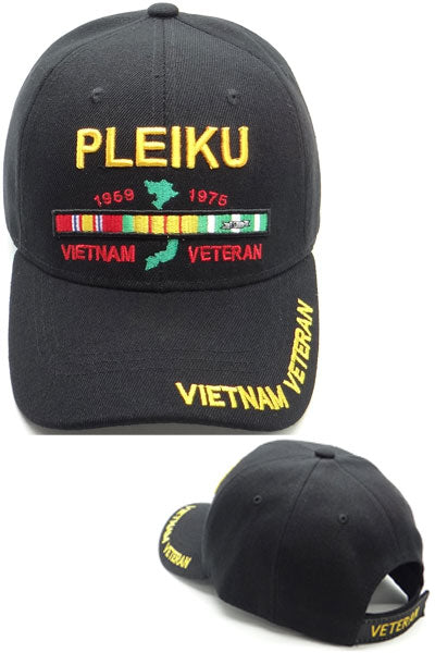 US Military Pleiku Vietnam Veteran Baseball Cap