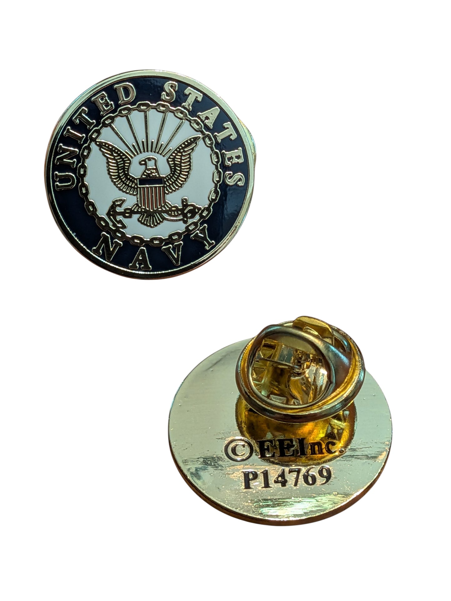 EagleEmblems P14769 PIN US Navy Logo B (SML) (3/4'')