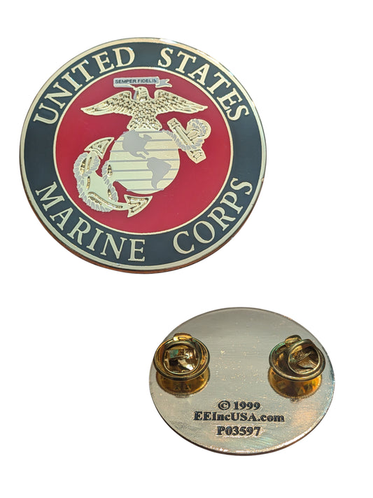 EagleEmblems P03597 PIN US Marine Corps Logo F LRG (1-1/2")