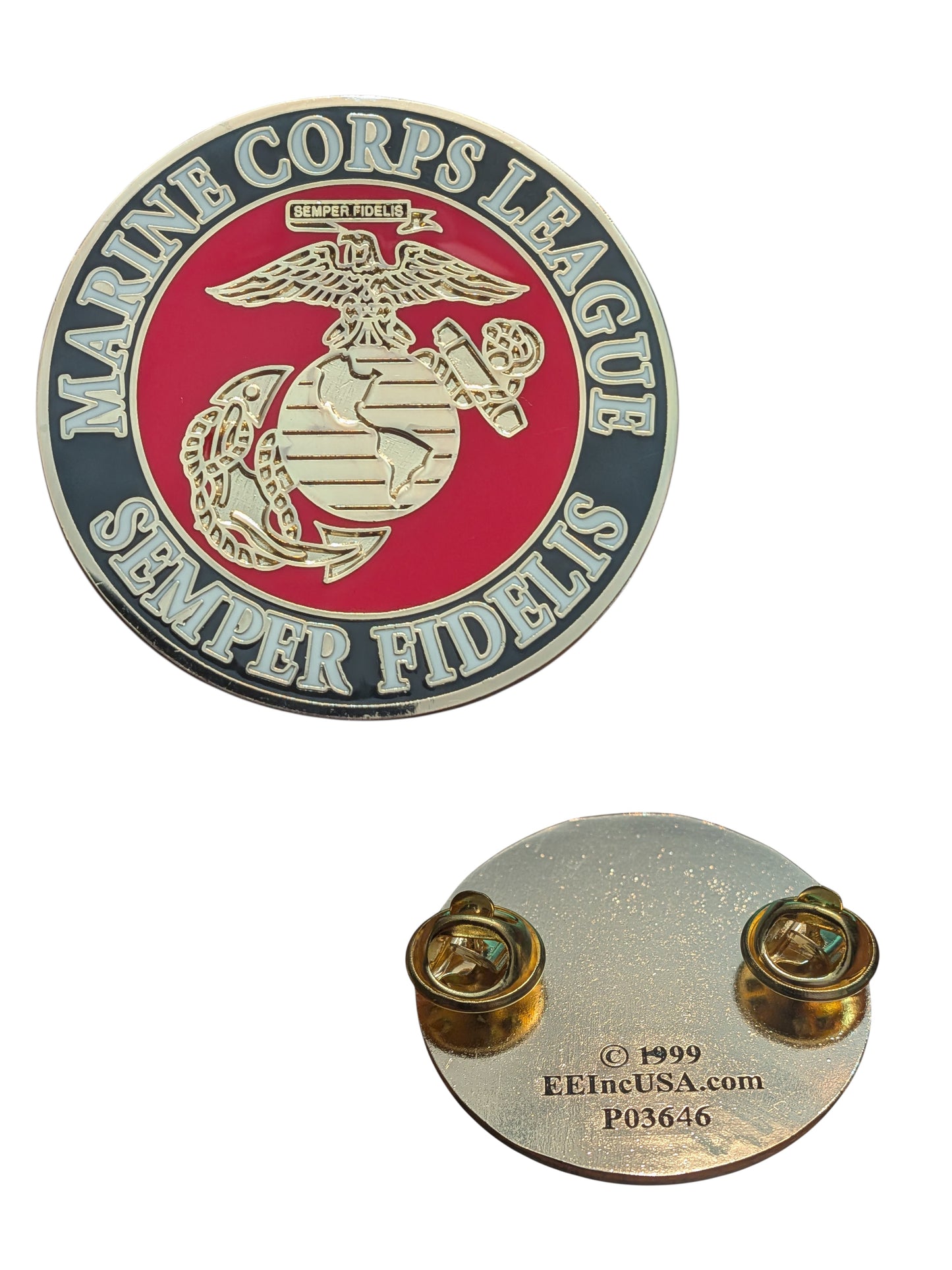 EagleEmblems P03646 PIN US Marine Corps Semper Fi XLG (1-1/2")