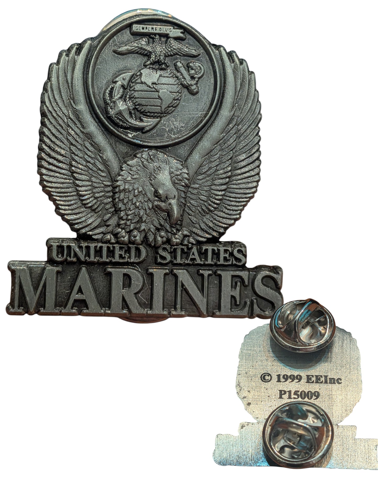 EagleEmblems P15009 PIN US Marine Corps Logo PWT (1-1/8")