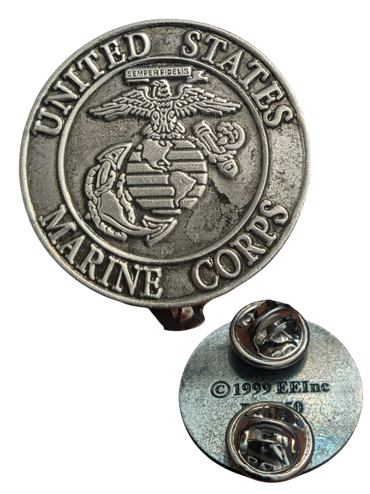 EagleEmblems P62550 PIN US Marine Corps Logo PWT (1")