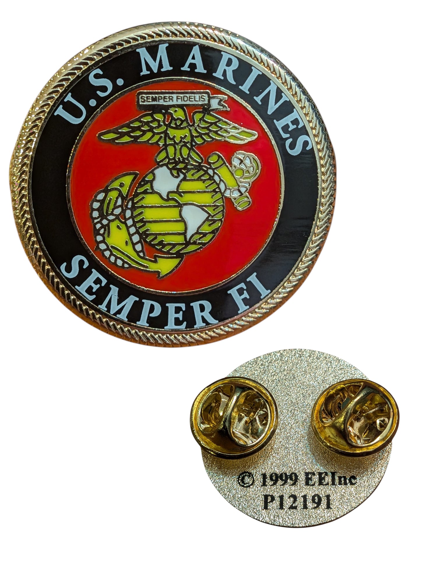 EagleEmblems P12191 PIN US Marine Corps Logo Semper Fi (1")