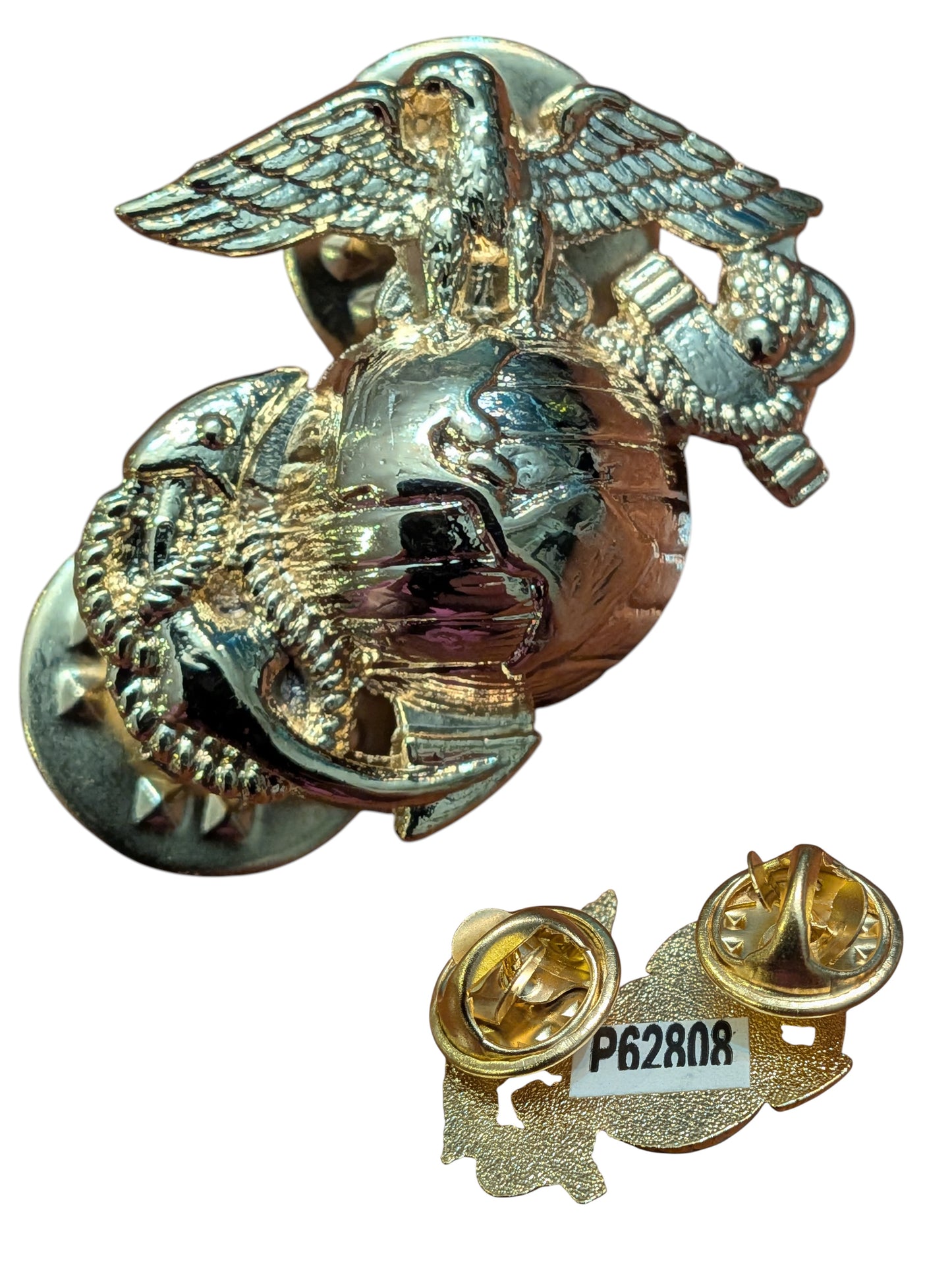 EagleEmblems P62808 PIN US Marine Corps Emblem A2 Left Gold (7/8")
