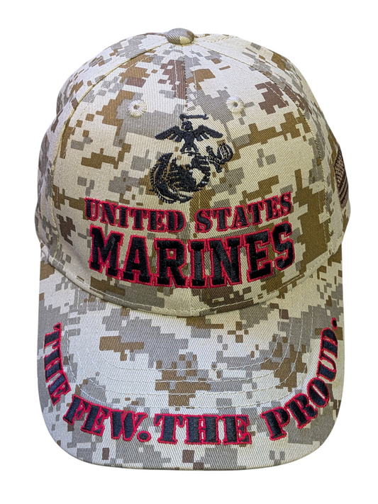 US Marine Corps The Few The Proud Desert Camouflage Baseball Cap