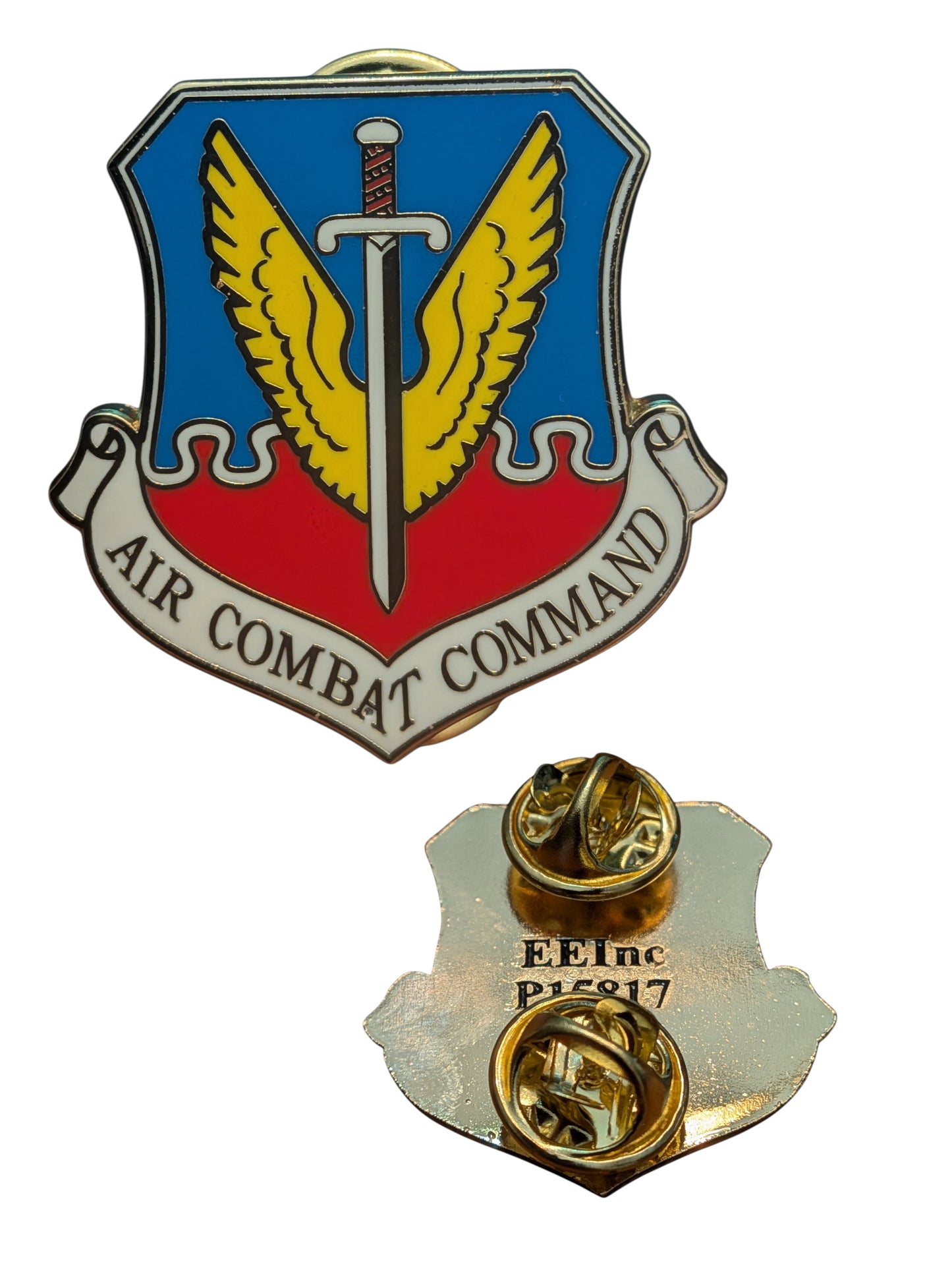 EagleEmblems P15817 PIN US Air Force Air Combat Command (1-1/8")