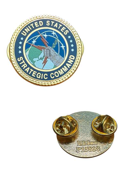 EagleEmblems P15818 PIN US Air Force Strategic Air Command Round (1")