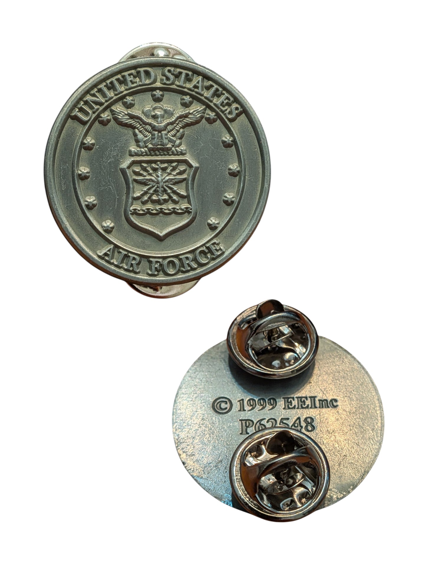 EagleEmblems P62548 PIN US Air Force Emblem PWT (1")