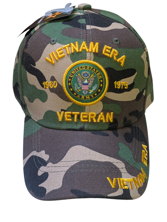 US Military Vietnam Era Digital Woodland Camouflage Baseball Cap