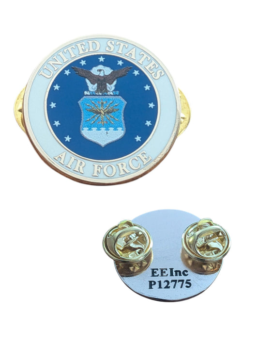 EagleEmblems P12775 PIN US Air Force Emblem D Reg (1")