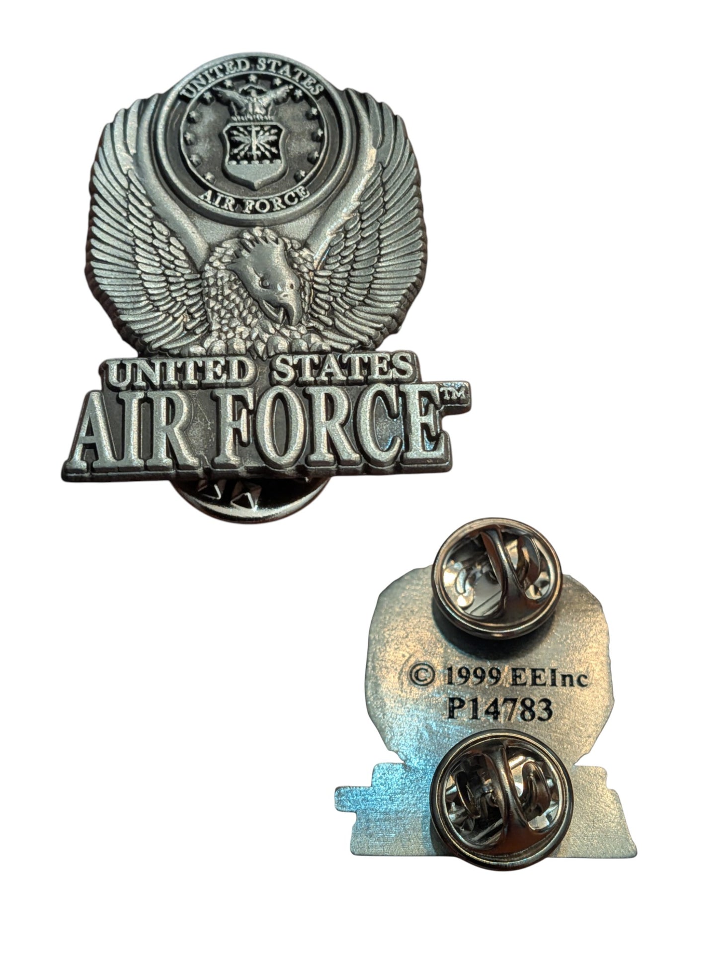 EagleEmblems P14783 PIN US Air Force Emblem PWT Eagle (1-1/8")