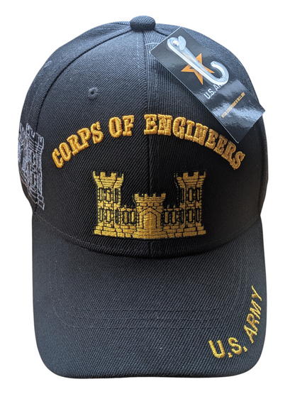 US Army Corps of Engineerings Black Baseball Cap