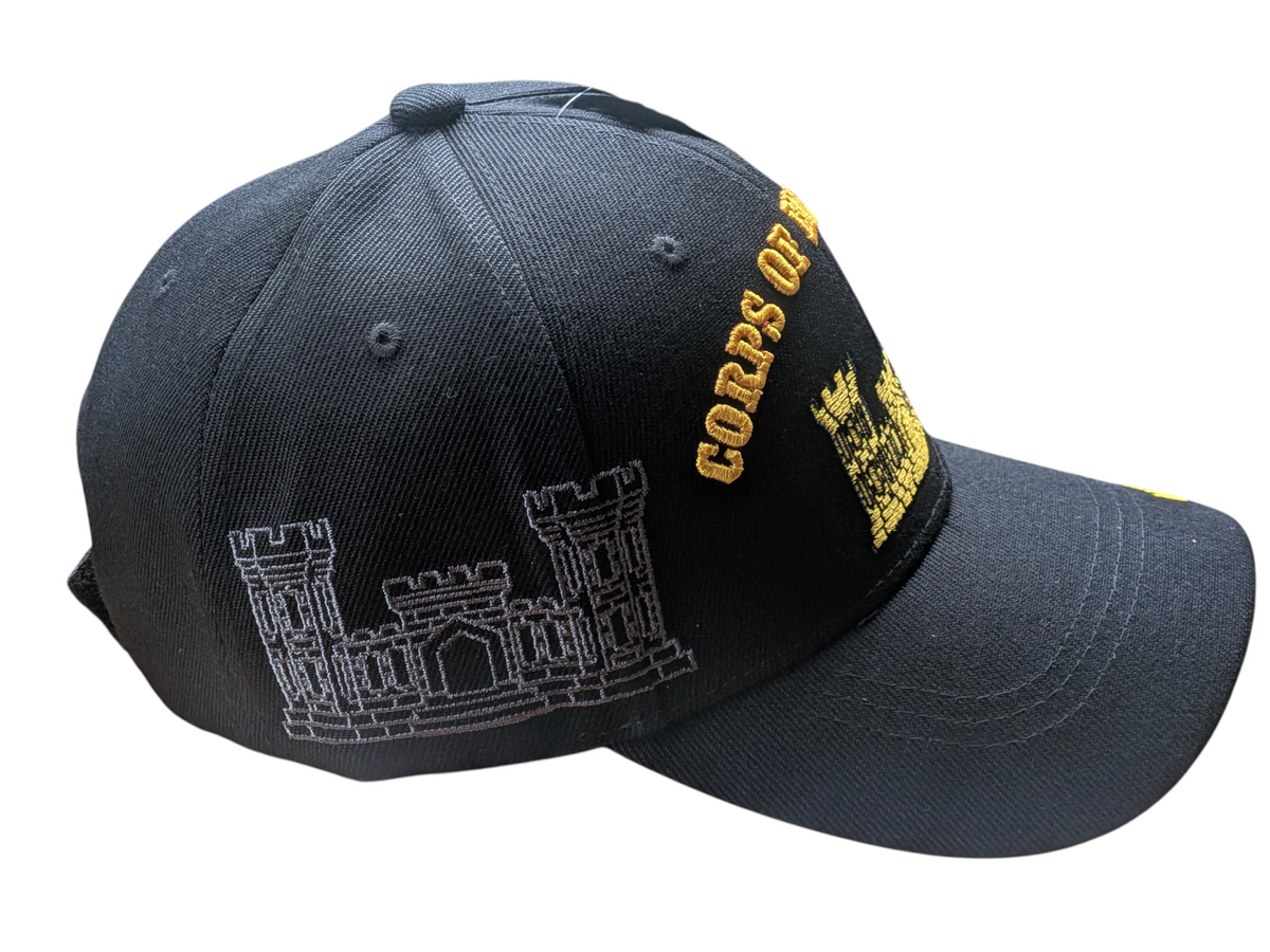 US Army Corps of Engineerings Black Baseball Cap