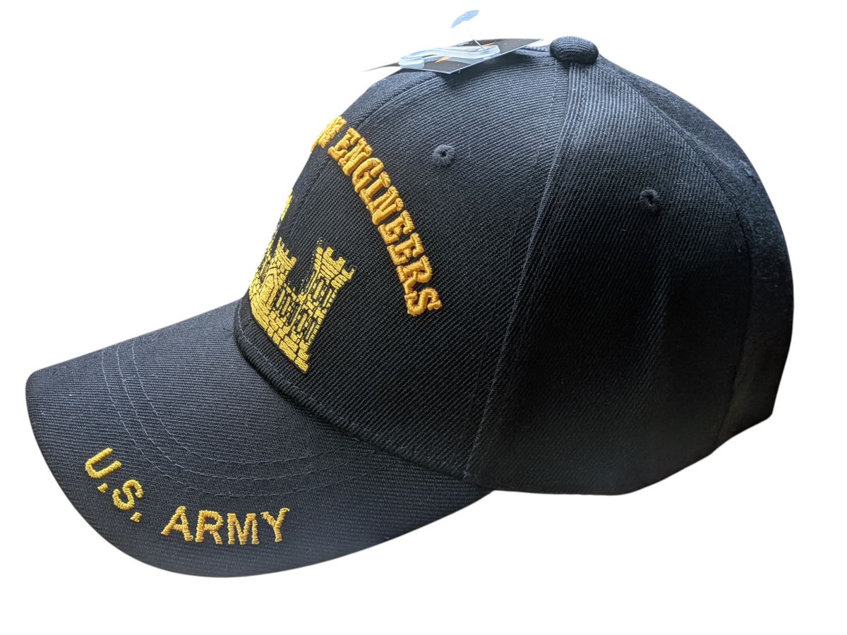 US Army Corps of Engineerings Black Baseball Cap