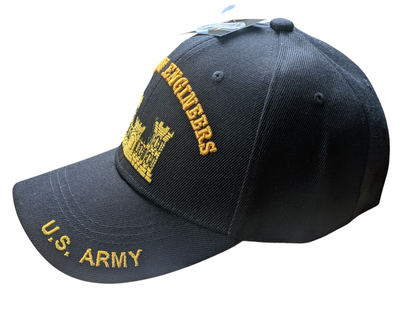 US Army Corps of Engineerings Black Baseball Cap
