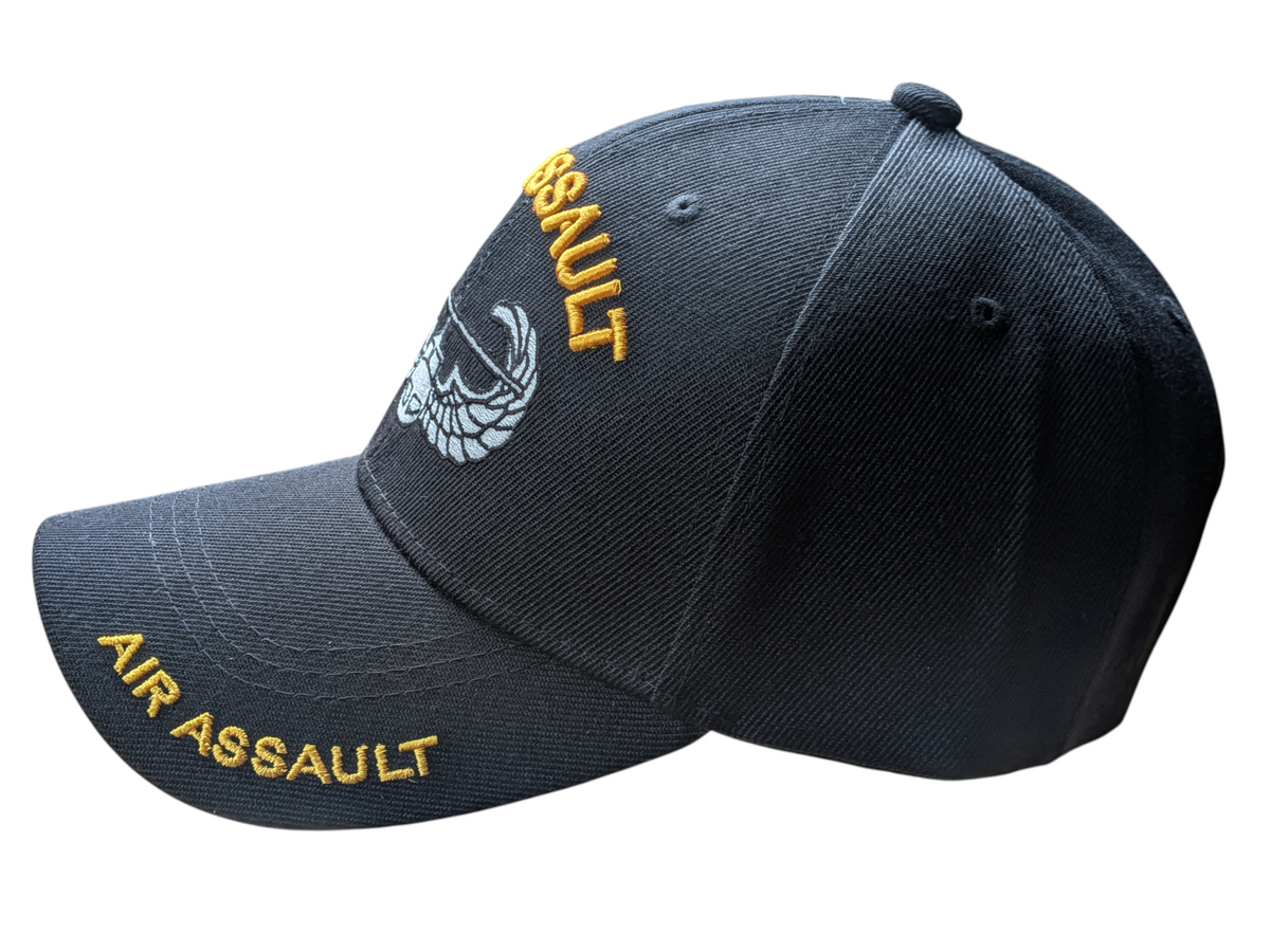 US Army Air Assault Black Baseball Cap