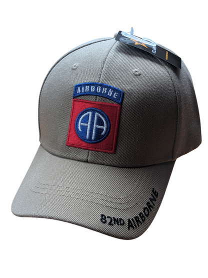 US Army 82nd Airborne Logo Khaki Baseball Cap
