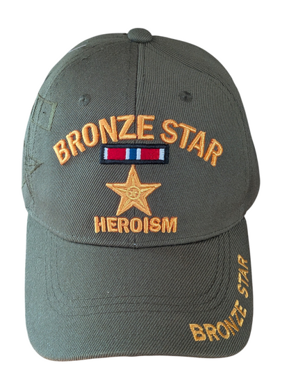 US Army Bronze Star Heroism Oliver Baseball Cap
