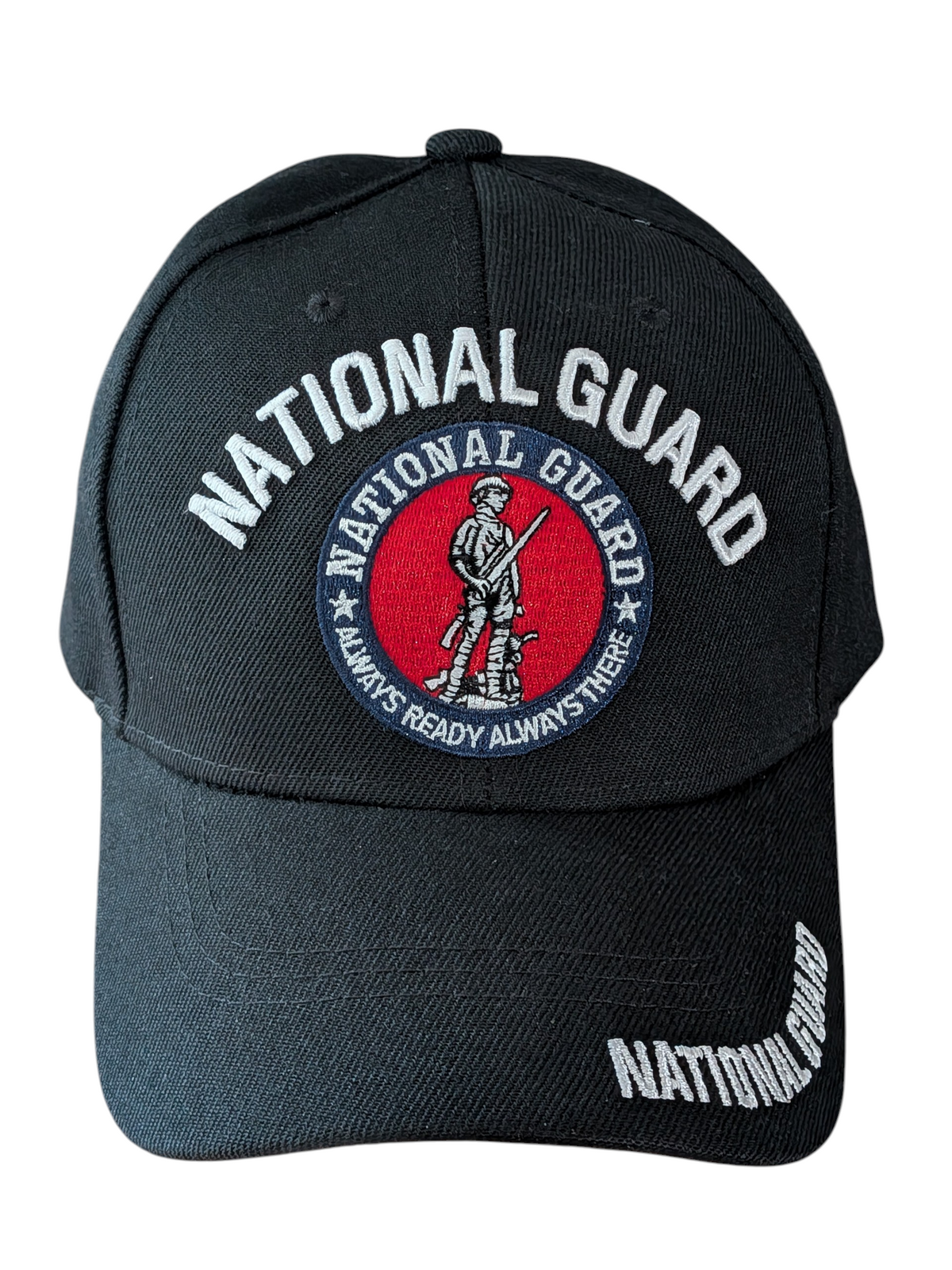 US National Guard Always Ready Always There Black Baseball Cap