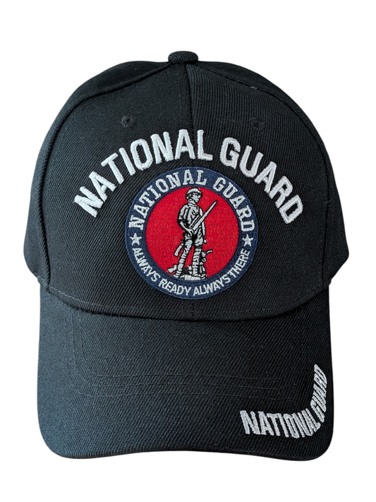 US National Guard Always Ready Always There Black Baseball Cap