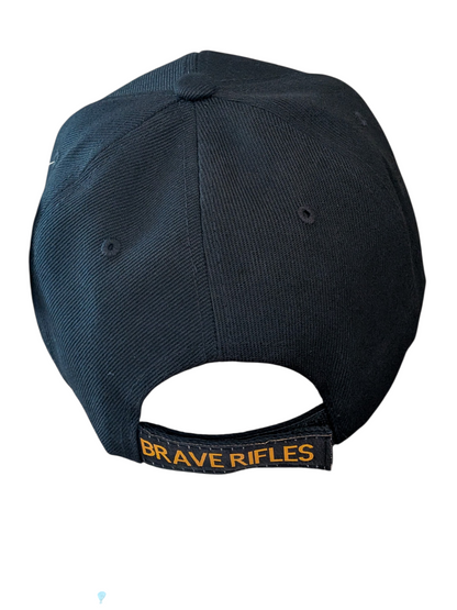 US Army 3rd Cavalry Regiment Brave Rifles Black Baseball Cap