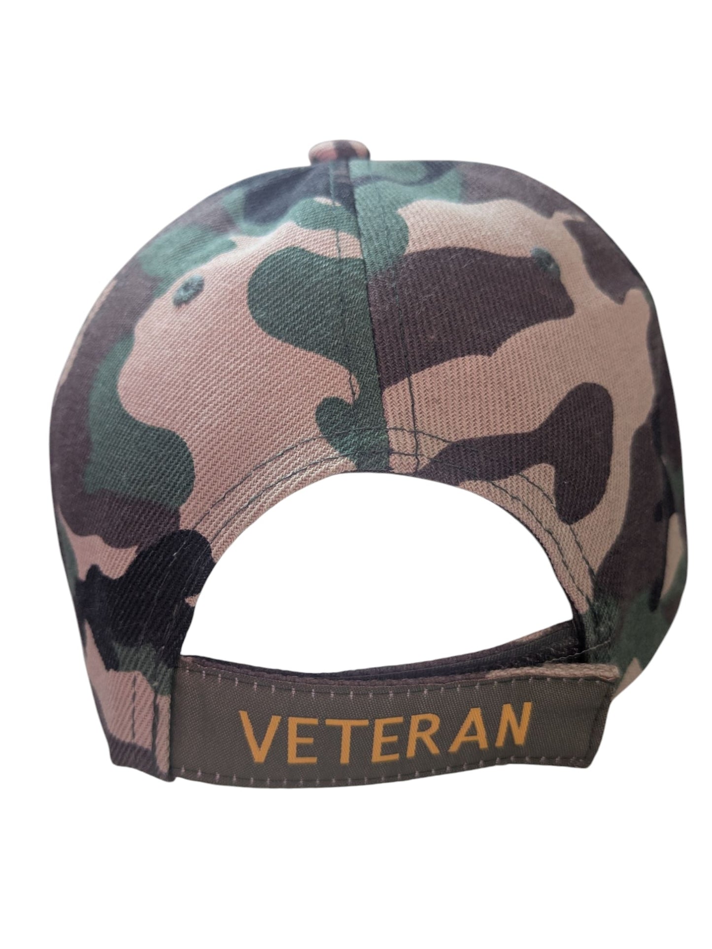 US Military Purple Heart Vietnam Veteran Woodland Camouflage Baseball Hat Cap