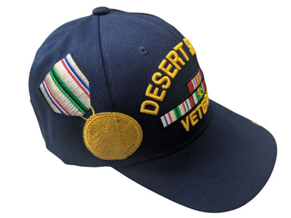 US Military Desert Storm Veteran ODS Blue Baseball Hat Cap