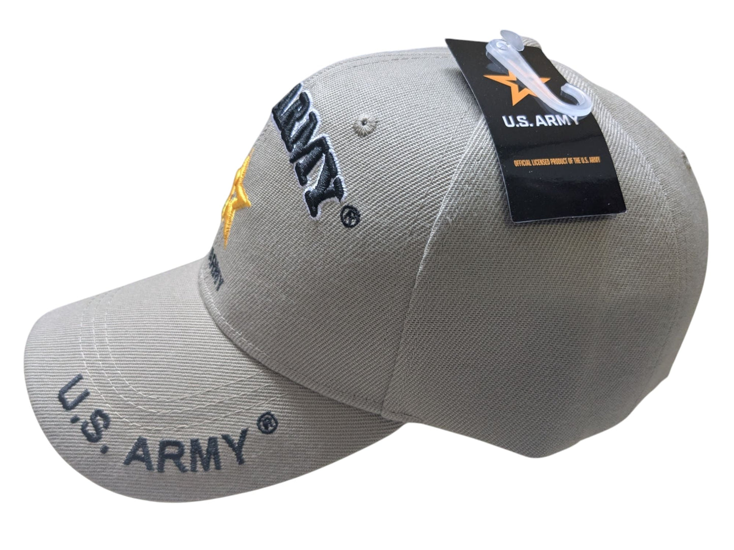 US Military Army Gold Star Shadow Style Khaki Baseball Cap