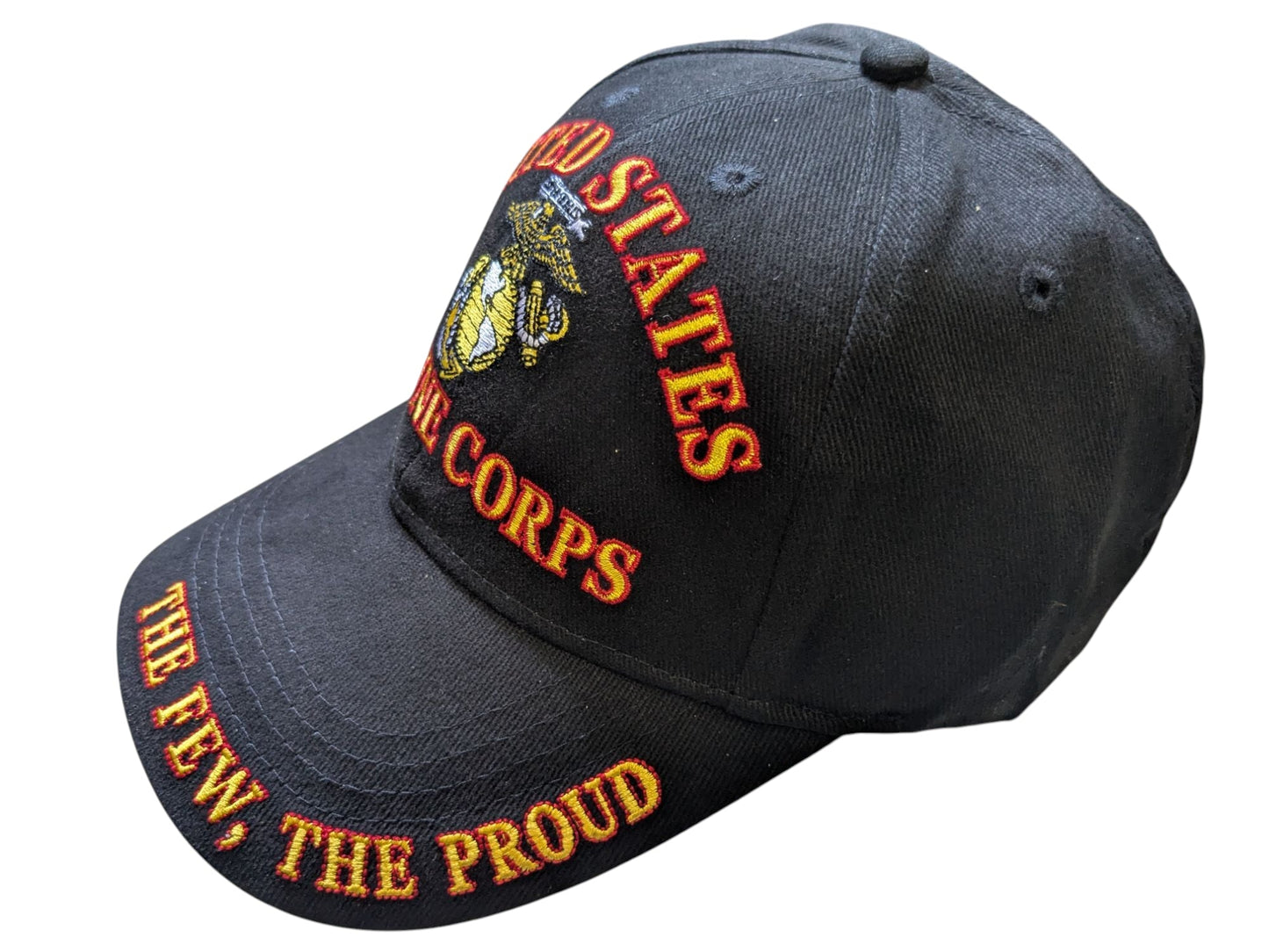 US Marine Corps Once A Marine Always A Marine Devil Dog Black Baseball Cap