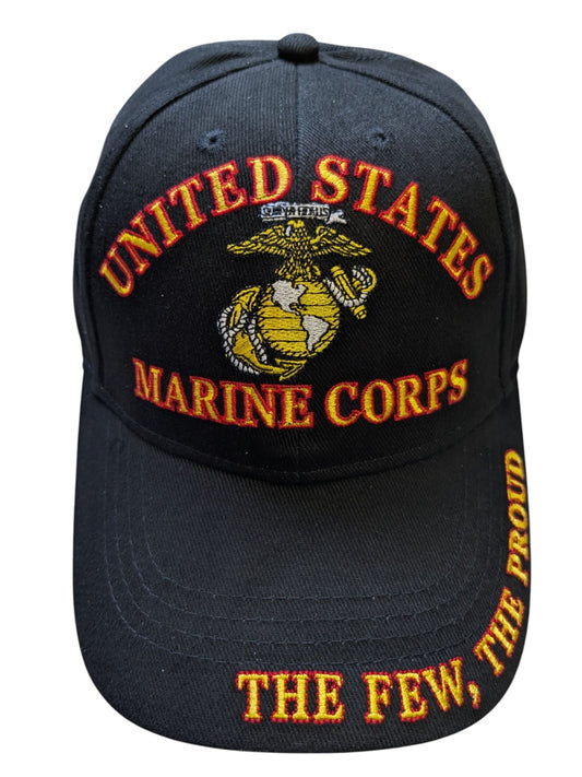US Marine Corps The Few The Proud Black Baseball Cap