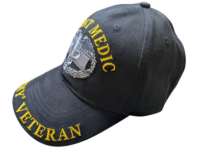 US Army Veteran Combat Medic Baseball Cap
