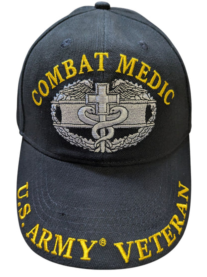 US Army Veteran Combat Medic Baseball Cap