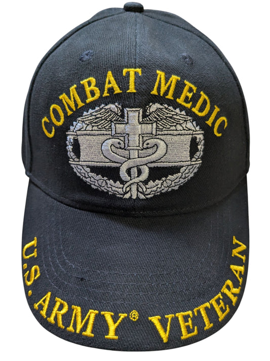 US Army Veteran Combat Medic Baseball Cap