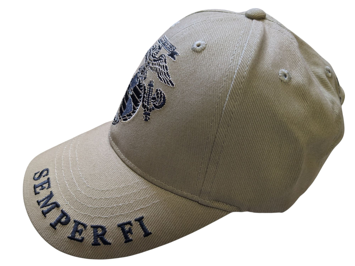US Marine Semper Fidelis Beige Baseball Cap