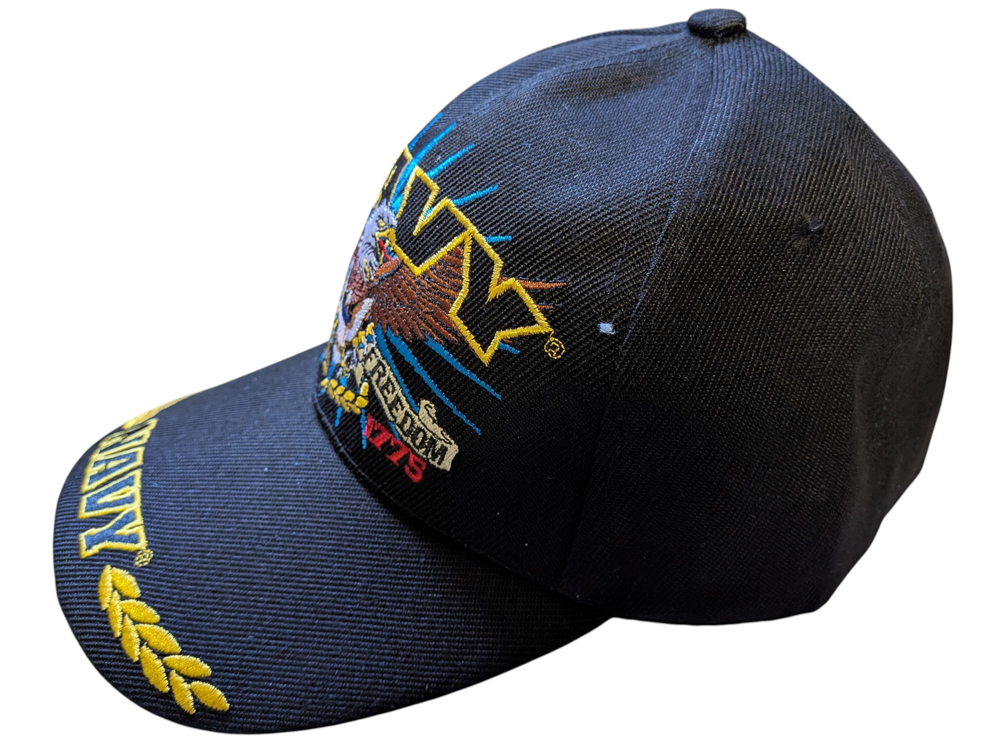 US Navy Defending Freedom Since 1775 Black Baseball Cap