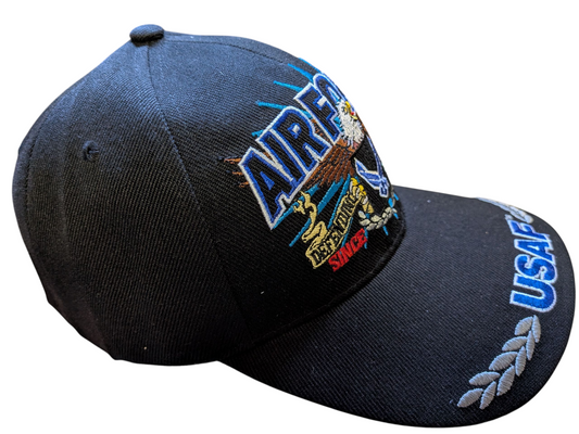 US Air Force Defending Freedom Since 1947 Black Baseball Cap