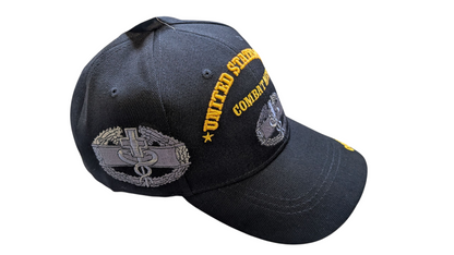 US Military Combat Medic Baseball Hat Cap, One Size, Black