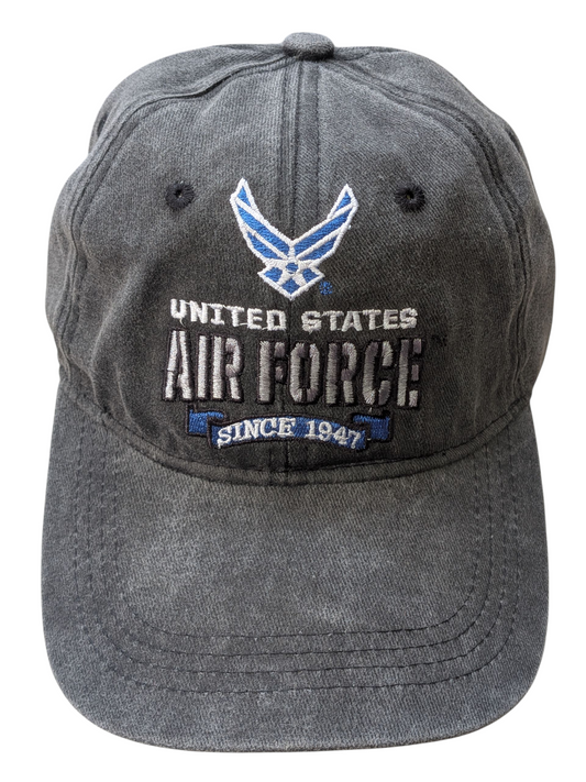 US Air Force Fury Pigmented Black Baseball Cap