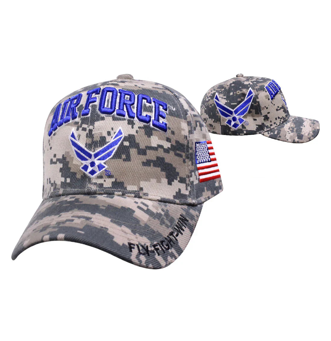 US Air Force Digital Pride Motto Camouflage Baseball Cap