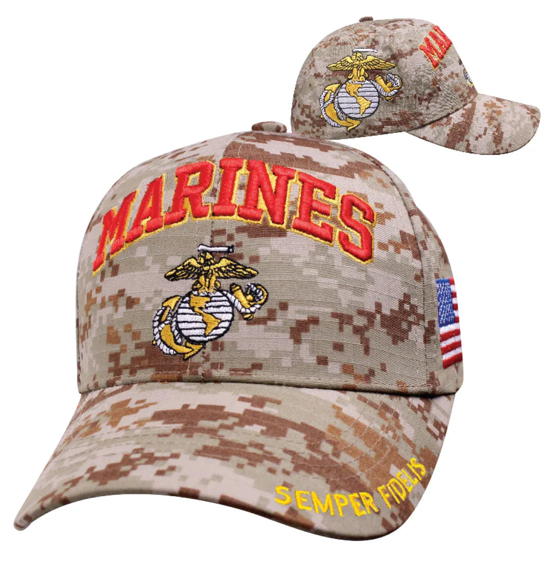 US Marines Digital Pride Camouflage Baseball Cap